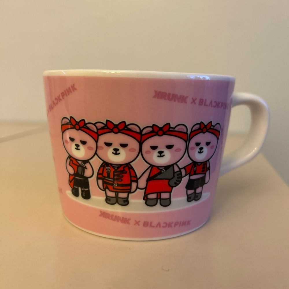 Kpop YG Krunk x Blackpink JPN Lawson Collaboration Exclusive Ceramic Mug Cup